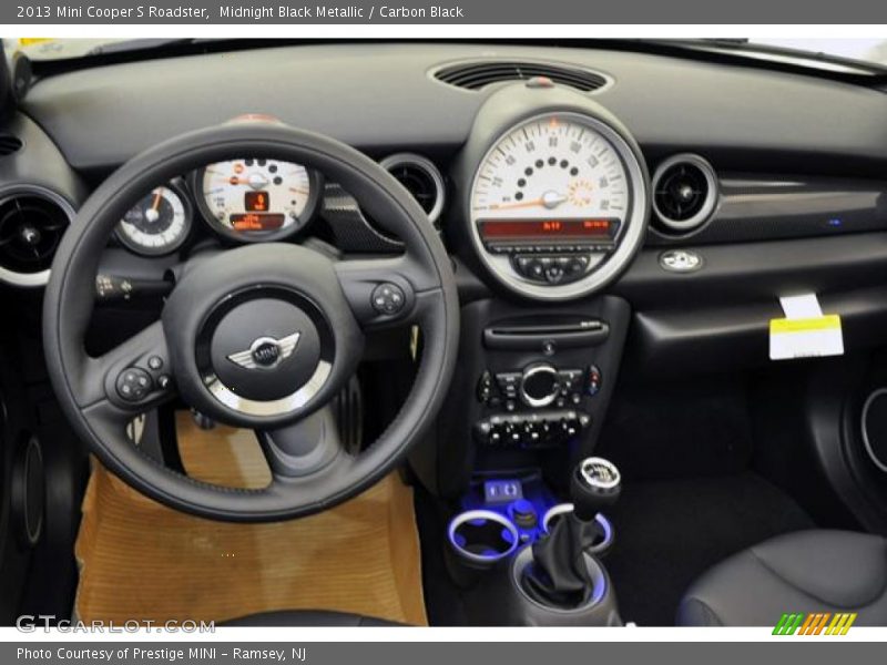 Midnight Black Metallic / Carbon Black 2013 Mini Cooper S Roadster