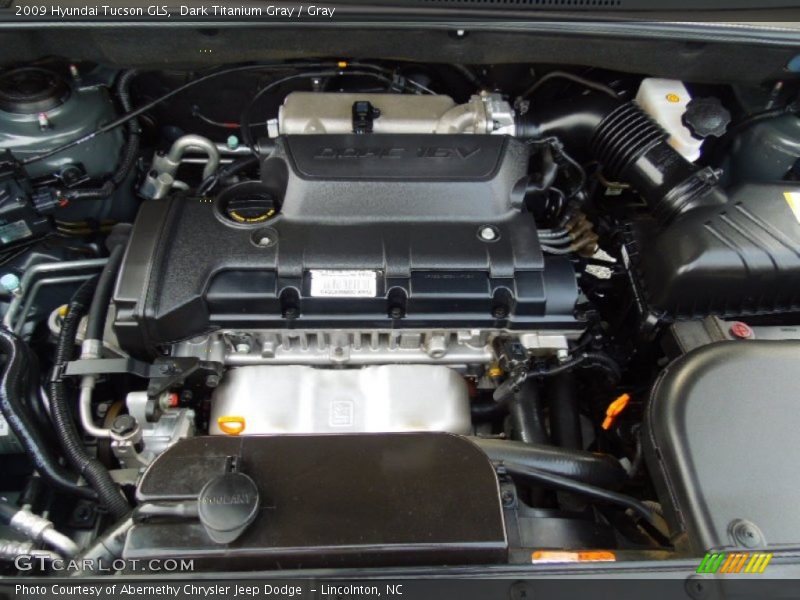Dark Titanium Gray / Gray 2009 Hyundai Tucson GLS