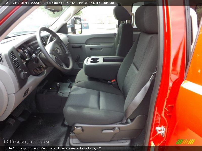 Fire Red / Dark Titanium 2013 GMC Sierra 3500HD Crew Cab 4x4 Dually
