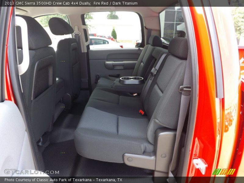 Fire Red / Dark Titanium 2013 GMC Sierra 3500HD Crew Cab 4x4 Dually