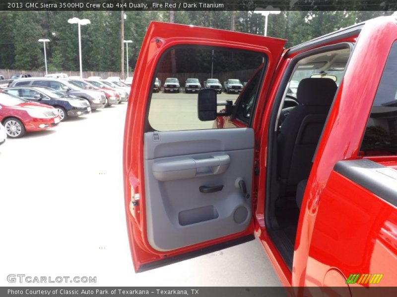 Fire Red / Dark Titanium 2013 GMC Sierra 3500HD Crew Cab 4x4 Dually