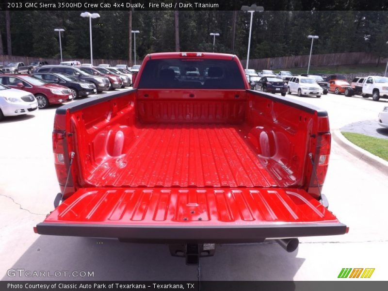 Fire Red / Dark Titanium 2013 GMC Sierra 3500HD Crew Cab 4x4 Dually