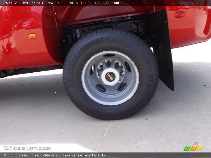 Fire Red / Dark Titanium 2013 GMC Sierra 3500HD Crew Cab 4x4 Dually