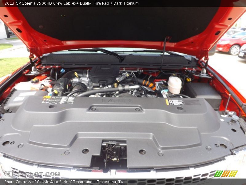 Fire Red / Dark Titanium 2013 GMC Sierra 3500HD Crew Cab 4x4 Dually