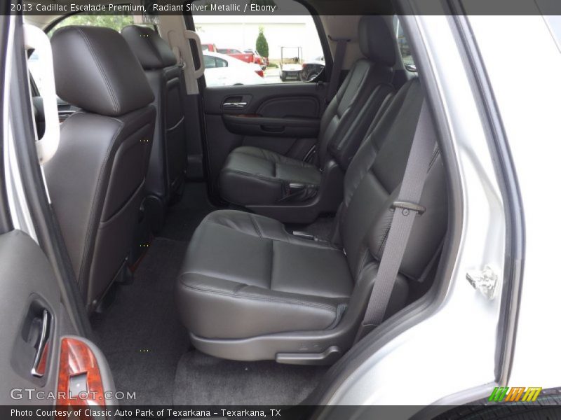 Rear Seat of 2013 Escalade Premium