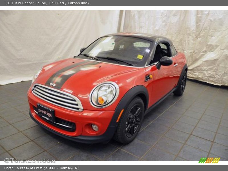 Chili Red / Carbon Black 2013 Mini Cooper Coupe