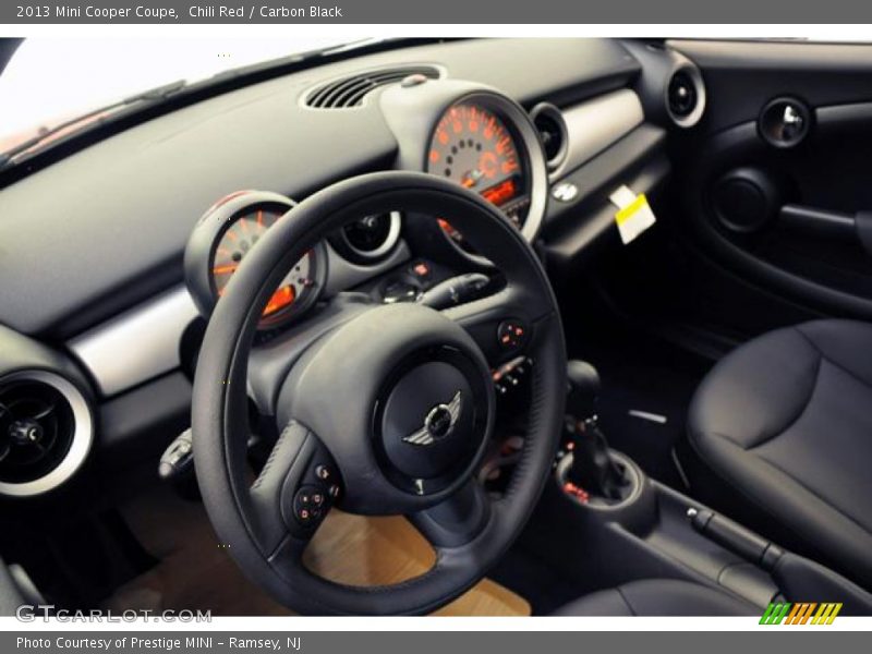Chili Red / Carbon Black 2013 Mini Cooper Coupe