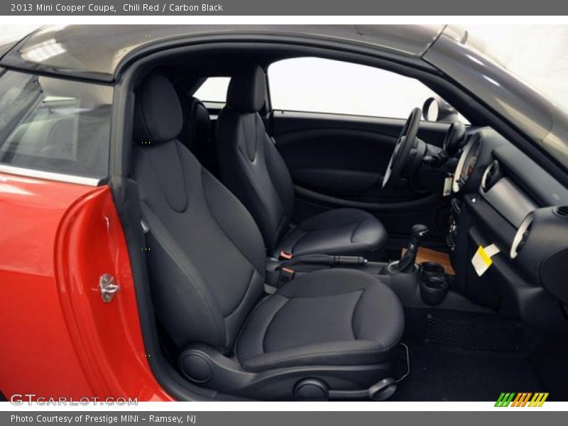  2013 Cooper Coupe Carbon Black Interior