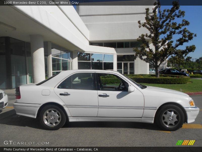 Glacier White / Gray 1998 Mercedes-Benz C 230