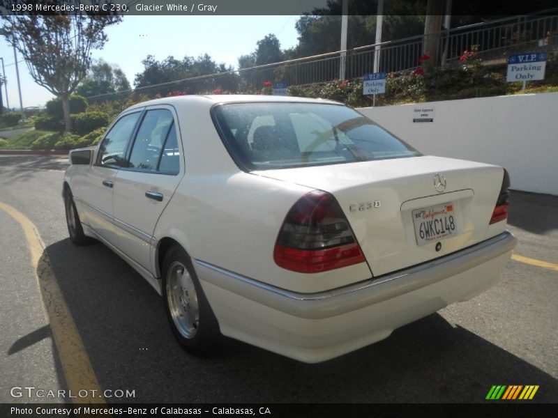 Glacier White / Gray 1998 Mercedes-Benz C 230
