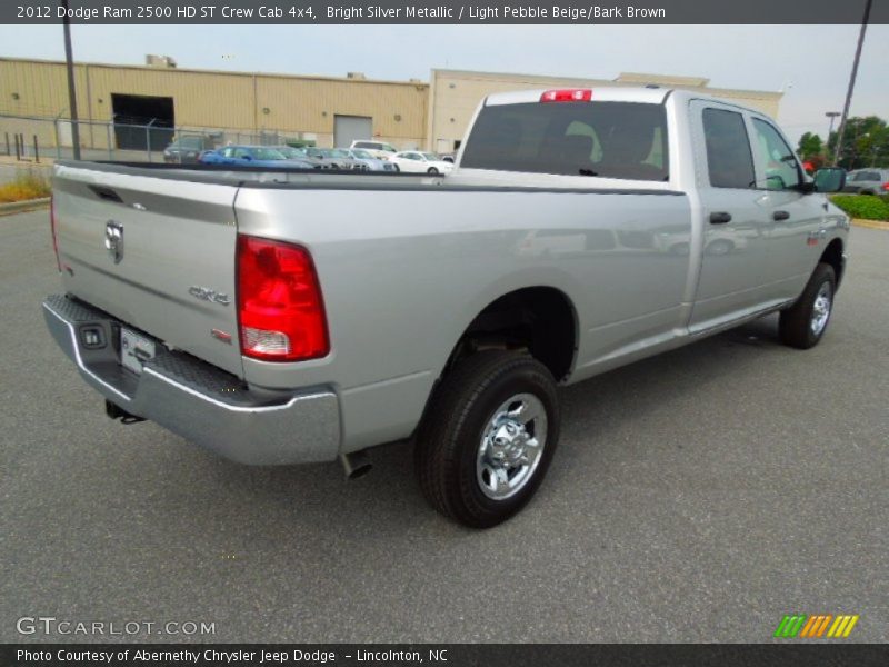 Bright Silver Metallic / Light Pebble Beige/Bark Brown 2012 Dodge Ram 2500 HD ST Crew Cab 4x4