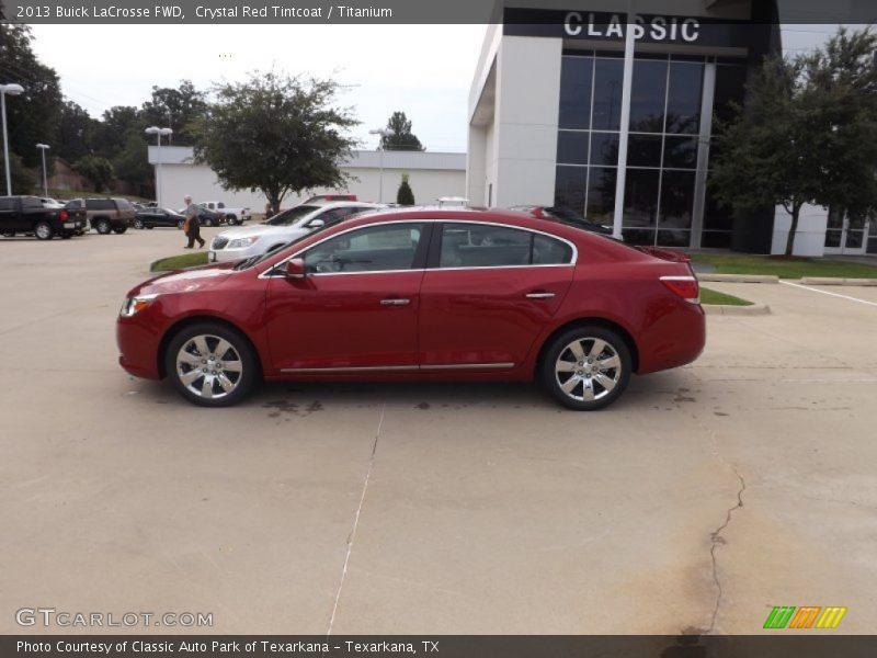 Crystal Red Tintcoat / Titanium 2013 Buick LaCrosse FWD