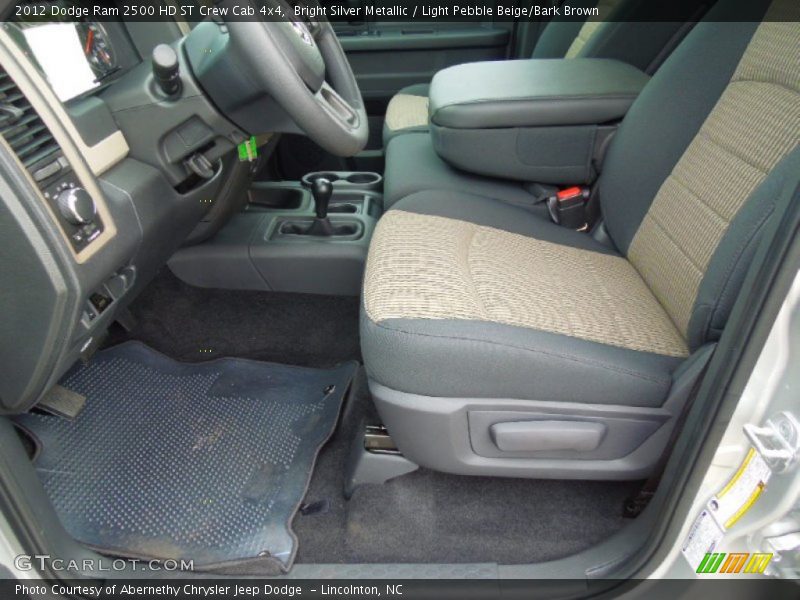 Bright Silver Metallic / Light Pebble Beige/Bark Brown 2012 Dodge Ram 2500 HD ST Crew Cab 4x4
