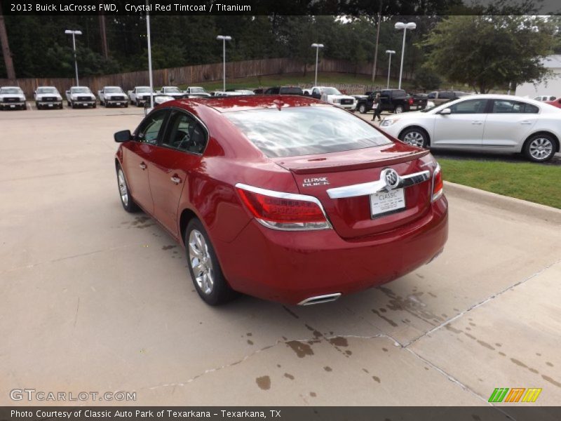 Crystal Red Tintcoat / Titanium 2013 Buick LaCrosse FWD