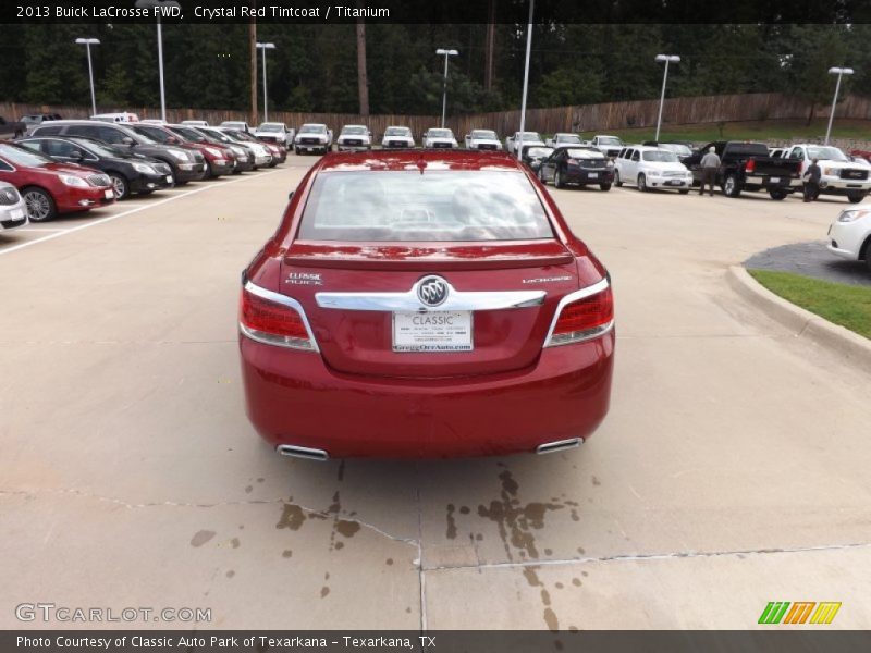 Crystal Red Tintcoat / Titanium 2013 Buick LaCrosse FWD
