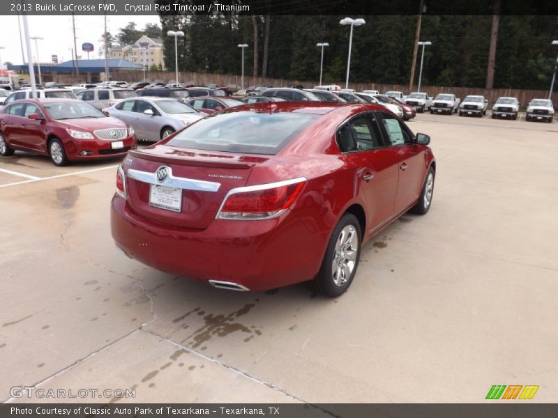 Crystal Red Tintcoat / Titanium 2013 Buick LaCrosse FWD