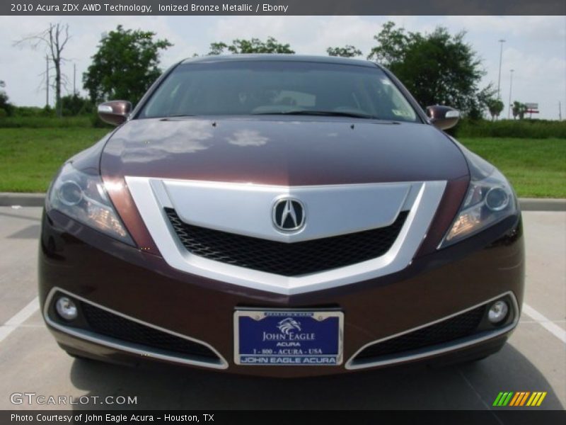 Ionized Bronze Metallic / Ebony 2010 Acura ZDX AWD Technology