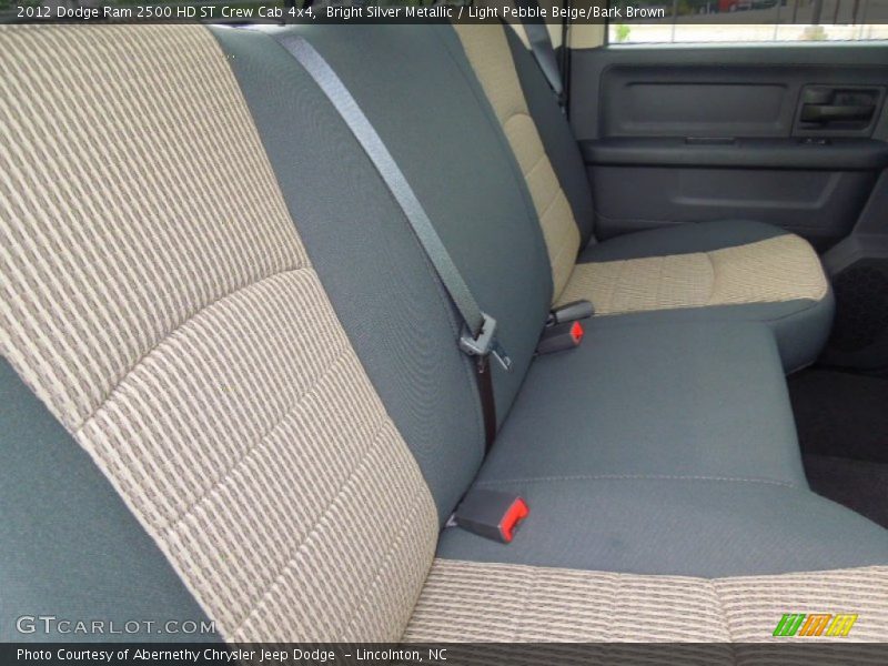 Bright Silver Metallic / Light Pebble Beige/Bark Brown 2012 Dodge Ram 2500 HD ST Crew Cab 4x4