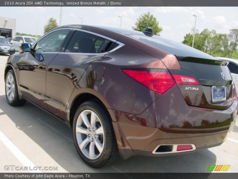 Ionized Bronze Metallic / Ebony 2010 Acura ZDX AWD Technology