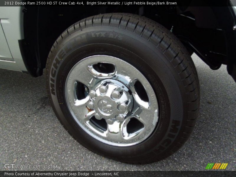 Bright Silver Metallic / Light Pebble Beige/Bark Brown 2012 Dodge Ram 2500 HD ST Crew Cab 4x4