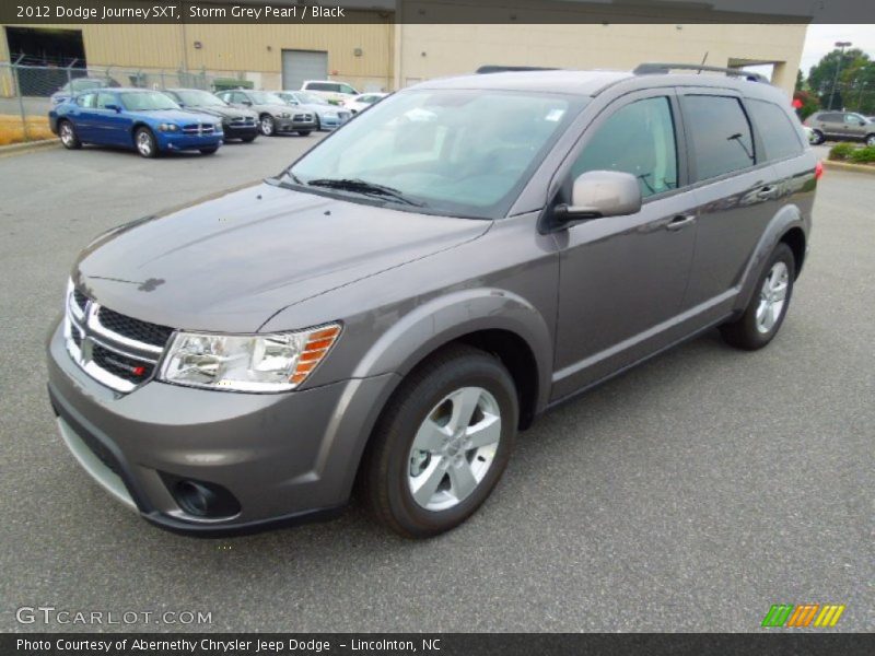 Storm Grey Pearl / Black 2012 Dodge Journey SXT