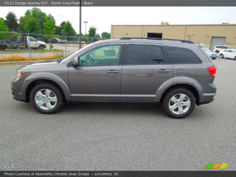 Storm Grey Pearl / Black 2012 Dodge Journey SXT
