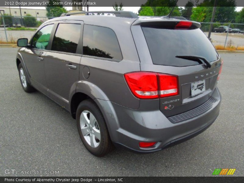 Storm Grey Pearl / Black 2012 Dodge Journey SXT