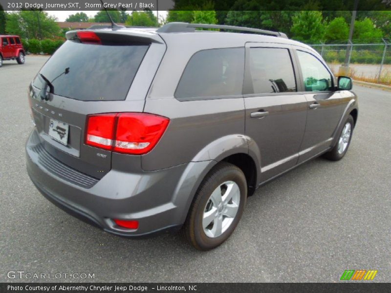 Storm Grey Pearl / Black 2012 Dodge Journey SXT