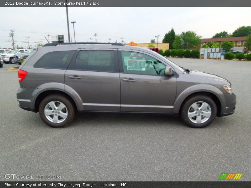 Storm Grey Pearl / Black 2012 Dodge Journey SXT