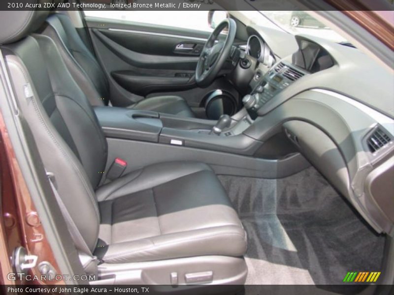Ionized Bronze Metallic / Ebony 2010 Acura ZDX AWD Technology