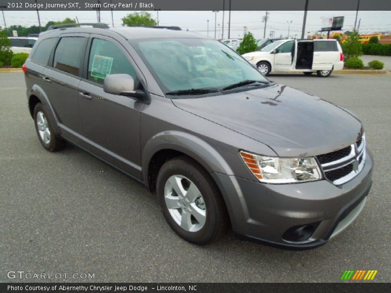 Storm Grey Pearl / Black 2012 Dodge Journey SXT