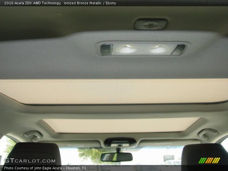 Ionized Bronze Metallic / Ebony 2010 Acura ZDX AWD Technology