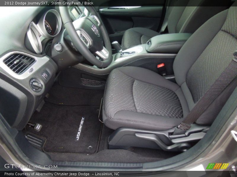 Storm Grey Pearl / Black 2012 Dodge Journey SXT