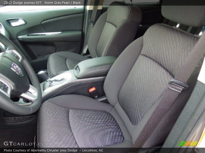 Storm Grey Pearl / Black 2012 Dodge Journey SXT