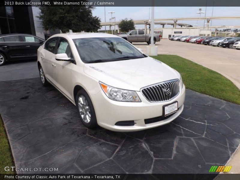 White Diamond Tricoat / Cashmere 2013 Buick LaCrosse FWD