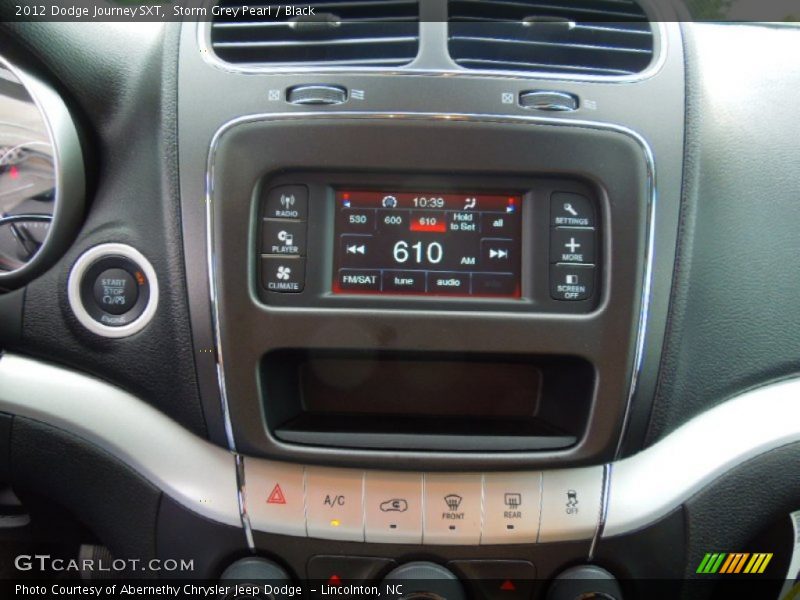 Storm Grey Pearl / Black 2012 Dodge Journey SXT
