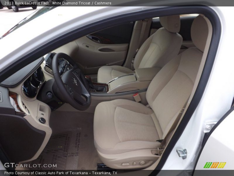Front Seat of 2013 LaCrosse FWD