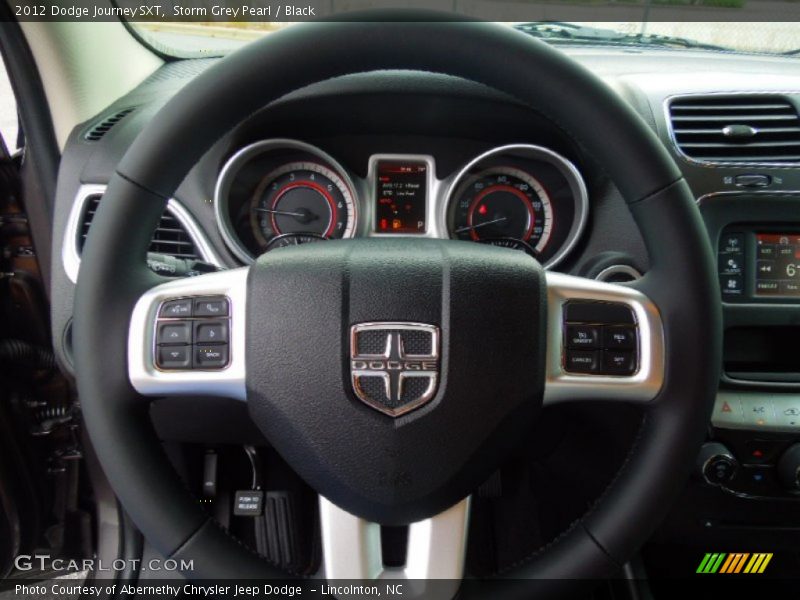 Storm Grey Pearl / Black 2012 Dodge Journey SXT