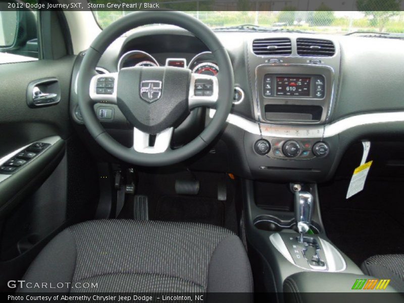 Storm Grey Pearl / Black 2012 Dodge Journey SXT