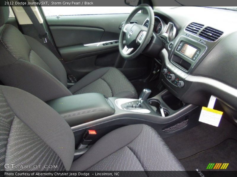 Storm Grey Pearl / Black 2012 Dodge Journey SXT