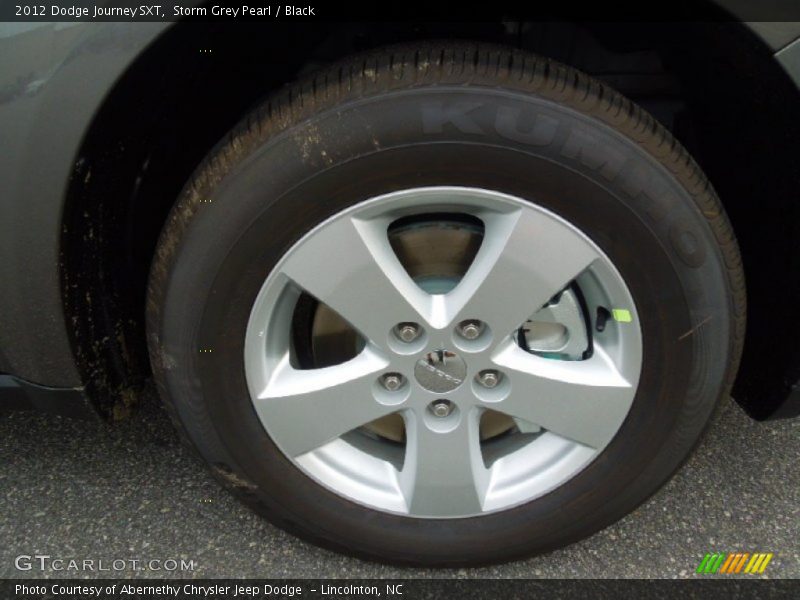 Storm Grey Pearl / Black 2012 Dodge Journey SXT