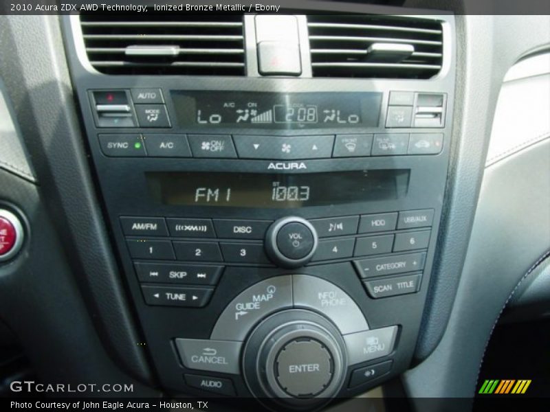 Ionized Bronze Metallic / Ebony 2010 Acura ZDX AWD Technology
