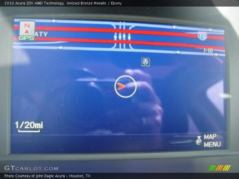 Ionized Bronze Metallic / Ebony 2010 Acura ZDX AWD Technology