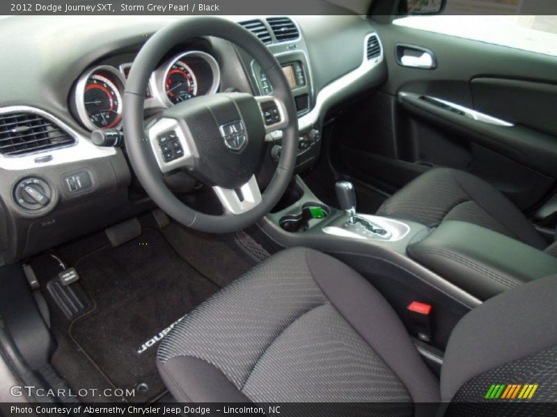 Storm Grey Pearl / Black 2012 Dodge Journey SXT