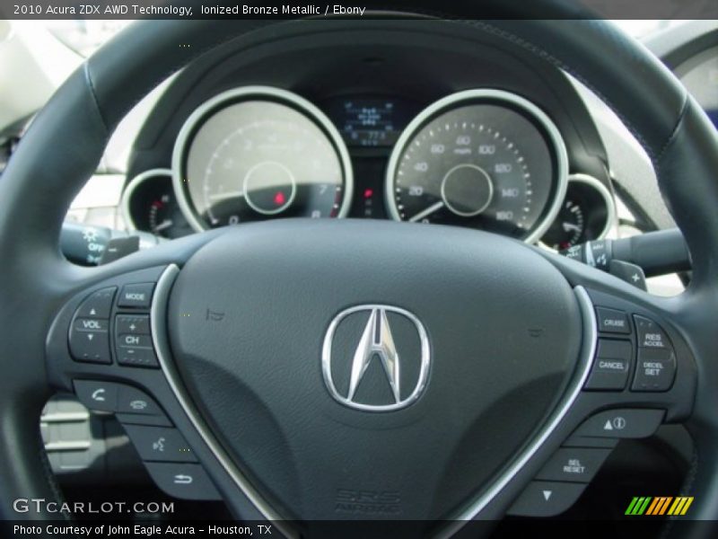 Ionized Bronze Metallic / Ebony 2010 Acura ZDX AWD Technology