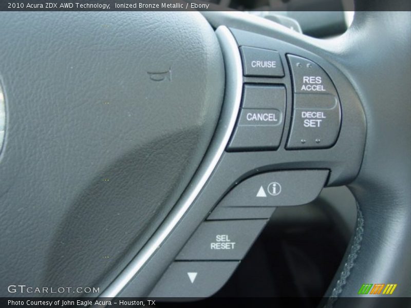 Ionized Bronze Metallic / Ebony 2010 Acura ZDX AWD Technology