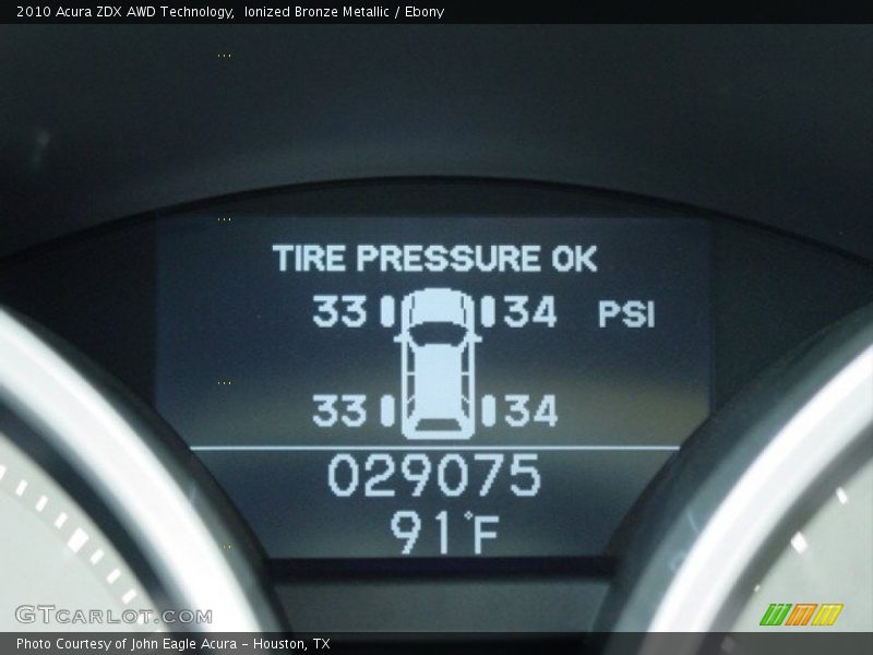 Ionized Bronze Metallic / Ebony 2010 Acura ZDX AWD Technology
