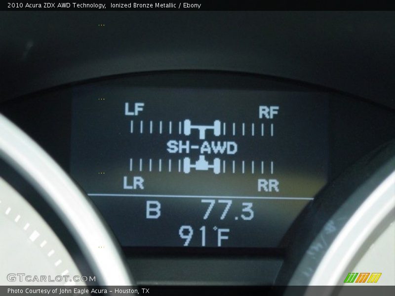 Ionized Bronze Metallic / Ebony 2010 Acura ZDX AWD Technology