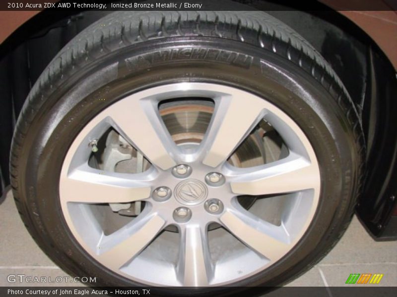 Ionized Bronze Metallic / Ebony 2010 Acura ZDX AWD Technology