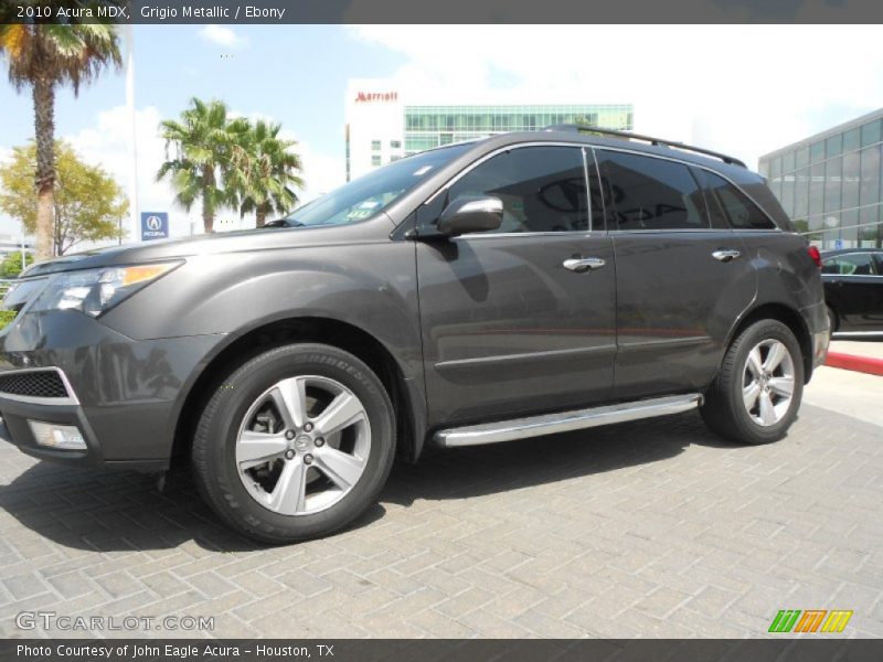 Grigio Metallic / Ebony 2010 Acura MDX